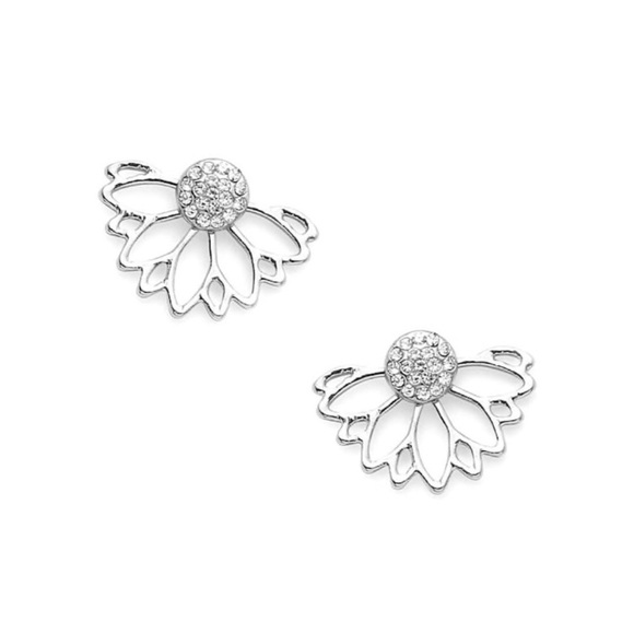 2x$15🍀Flower earrings silver earring flower lotus - Picture 4 of 4